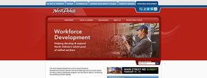 ND Department of Commerce Workforce Development website