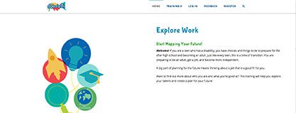 Explore Work website