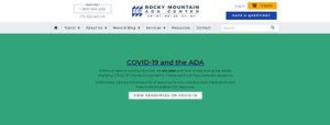 Rocky Mountain ADA Center website